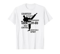 Principios del Taekwondo, Artes Marciales Coreanas Autodefensa TKD Camiseta