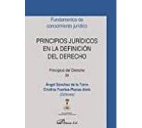 Principios jurídicos en la definición del derecho. Principios del derecho III