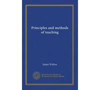 Principles and methods of teaching
