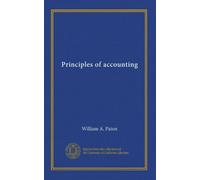 Principles of accounting