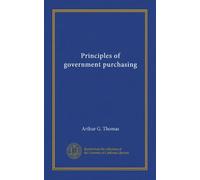 Principles of government purchasing