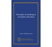 Principles of teaching in secondary education