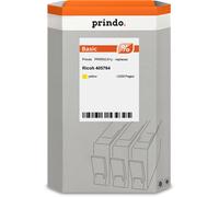 Prindo Basic Cartucho de gel amarillo Original PRIRGC41y compatible con Ricoh GC41y (405764)