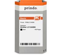 Prindo Basic Cartucho de tinta negro Original PRIBLC1240BK alternativa para Brother LC-1240bk