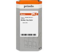 Prindo Basic Cinta mecanográfico Negro sobre blanco Original PRSBBTZEFX231