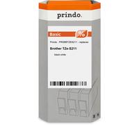 Prindo Basic Cinta mecanográfico Negro sobre blanco Original PRSBBTZES211