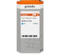 Prindo Classic Cartucho de tinta cian Original PRIBLC223C alternativa para Brother LC-223C (LC223C)