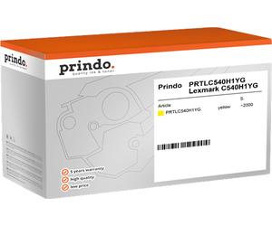 Prindo Classic Tóner amarillo Original PRTLC540H1YG alternativa para Lexmark C540H1YG