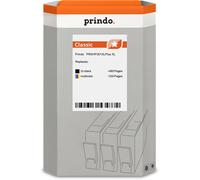Prindo Classic XL Multipack negro / varios colores Original PRSHP301XLPlus alternativa para HP 2x CH563EE (301 XL) + 1x CH564EE (301 XL)
