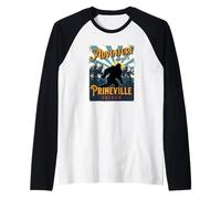 Prineville Oregon USA Sasquatch - Recuerdo de pie Grande Camiseta Manga Raglan