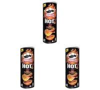 Pringles Hot Fiery Paprika 160g (Paquete de 3)