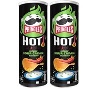 Pringles Hot Kickin Sour Cream 160g (Paquete de 2)