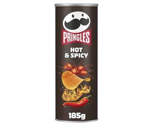 Pringles Hot & Spicy | Aperitivo salado Picante | Tubo | 185g