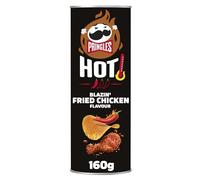 Pringles Hot Spicy Fried Chicken 160g | Aperitivo salado picante de Pringles sabor pollo frito en tubo, para los amantes del picante