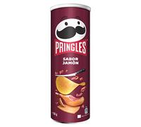 Pringles Patatas Fritas Sabor Jamón, 165g