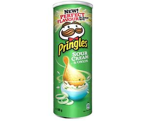 Pringles Sabores | Crema Agria Y Cebolla | Chips Pringles | Pringles Pack | 19 Pack | 3135 Gramo Total