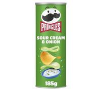 Pringles Sour Cream & Onion | Aperitivo salado Sabor Crema agria y Cebolla | Tubo | 185g