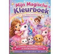 Prinsessen & Eenhoorn Kleurboek voor Meisjes vanaf 3 Jaar: 50 schattige kleurplaten met prinsessen, eenhoorns, feeën, pony’s en babydieren - inclusief 5 makkelijke doolhoven en een kleur diploma