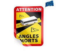 PRINT.GG Pegatina de ángulo muerto Francia camión autobús autobús autocaravana - Attention Angles morts pegatinas camión autobús autobús