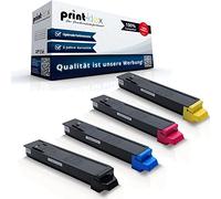Print-Klex - Juego de 4 cartuchos de tóner compatibles con Kyocera ECOSYS M 8100 Series ECOSYS M 8124 cidn TK8115 TK-8115K TK-8115C TK-8115M TK-8115Y negro, cian, magenta y amarillo