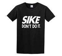 Print Sike Dont Do It All-Match Black and White Photo Painting Sports Competition Nightclub T-Shirt Black L