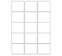 Print4Life 1500 Stk. Selbstklebende WEIßE Etiketten selbstklebend Adressetiketten Etikettenformat 59.0x50.0mm, 100 Blatt DIN A4, 70g/qm, geeignet für Inkjetdrucker-, Laserdrucker und Kopierer.