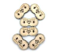 Printable Adventure DND HP-Tracker de Madera - Contador de Puntos de Vida para Juegos de Mesa y RPG Dungeon Master y Jugadores - Contador de HP Grabado con láser