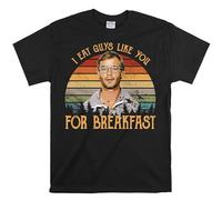 Printable Area Jeffrey Dahmer I Eat Guys Like You for Breakfast - Camiseta vintage con cita de películas unisex, Negro, L