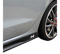 PrintAttack P042 - Juego de 2 pegatinas con el emblema de N-Performance, lámina adhesiva de carbono 751 Oracal/3M, decoración de coches
