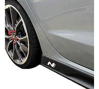 PrintAttack P042 - Juego de 2 pegatinas con el emblema de N-Performance, lámina adhesiva de carbono 751 Oracal/3M, decoración de coches