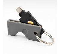 Printbtw Funda protectora para Yubikey 5C NFC (USB-C) resistente a los arañazos (gris)