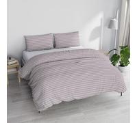 Printed Colors Juego de Funda nórdica Made in Italy, División Rosa, de Matrimonio