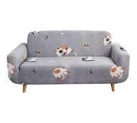Printed Couch Covers,Universal Sofa Covers Soft Stretch Furniture Protector Non Slip Soft Sofa Couch Covers(Gray 2,240-300cm)