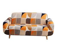 Printed Couch Covers,Universal Sofa Covers Soft Stretch Furniture Protector Non Slip Soft Sofa Couch Covers(Amarillo,190-235cm)