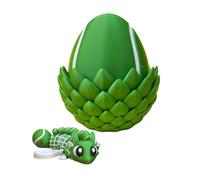 Printed Dragon with Egg, Desk Fidget Toy, Fantasy Dragon Ornament, Creative Collectible Figure, Unique Shelf Decoration, for Kids Boys Girls Sports Enthusiasts Home Desk Travel Birthday