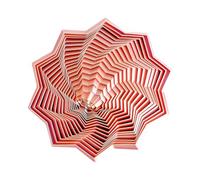 Printed Handheld Fidget Device, Geometric Spin Relax Tool, Compact Object, Authentic Tactile Focus Aid for Office School Bedroom Commuting Break Time Use 4.61x4.61in