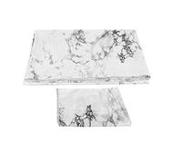 Printed Marble Duvet Cover Set | Silky Smooth Polyester Bedding for Bedroom / Guest Room | Wrinkle - Minimizing, Color - Retaining & Easy Care Quilt Cover with Pillowcases (Quilt cover 150*200cm 1