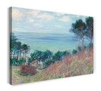 Printed Paintings Impresión sobre Lienzo (120x80cm): Claude Monet - La Costa de Varengeville