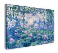 Printed Paintings Impresión sobre Lienzo (120x80cm): Claude Monet - Nenúfares