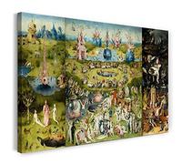 Printed Paintings Impresión sobre Lienzo (120x80cm): Hieronymus Bosch - El Jardín de Las Delicias