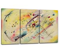 Printed Paintings Impresión sobre Lienzo 3 Partes(120x80cm): Wassily Kandinsky - Imagen Brillante