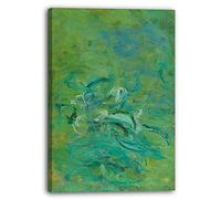 Printed Paintings Impresión sobre Lienzo (80x120cm): Claude Monet - Nymphéas (fragmento)