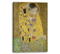 Printed Paintings Impresión sobre Lienzo Gustav Klimt - El Beso (1907-1908)