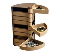 Printed Screw Organizer Tower Stackable Hardware Storage Bin Multi Shape Desktop Sorting Box for Nuts Bolts Washers Electronic Components Workshop Garage Accessories(Quarter Circle Tower)