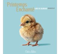 Printemps Enchanté : Livre de Coloriage Grayscale: 25 Illustrations Réalistes en Niveaux de Gris pour Adultes. Portraits de Bébés Animaux, Fleurs et Nature pour la Détente et la Méditation Créative.