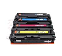 Printer, 1 Juego de Cartuchos de tóner CF400A CF400 CF401A 402A 403A 201A, compatibles con HP Color LaserJet Pro M252dn M252n M277dw M277n M274n