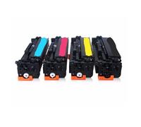 Printer, Cartucho de tóner CRG-075 CRG-075H de 4 Colores, Compatible con Canon LBP646Cdw LB647Cdw MF662Cdw MF664Cdw MF665Cdw MF667Cdw(075H with Chip)