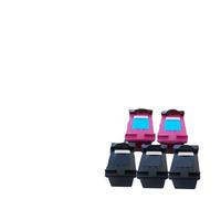Printer Ink， Cartucho de Tinta de Repuesto F6U68AE F6U67AE, Compatible con Impresora multifunción HP 302 302XL Envy 4520 4521 4522 4524 4525 4527 4528,for Ink Cartridges(5pk-3BK 2C)