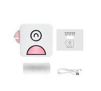 Printer Pocket Thermal Label Printer Portable Bluetooth Wireless Receipt Label Sticker Printer Paper (Color: Pink Color)