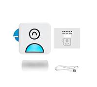 Printer Pocket Thermal Label Printer Portable Bluetooth Wireless Receipt Label Sticker Printer Paper (Color: Blue Color)